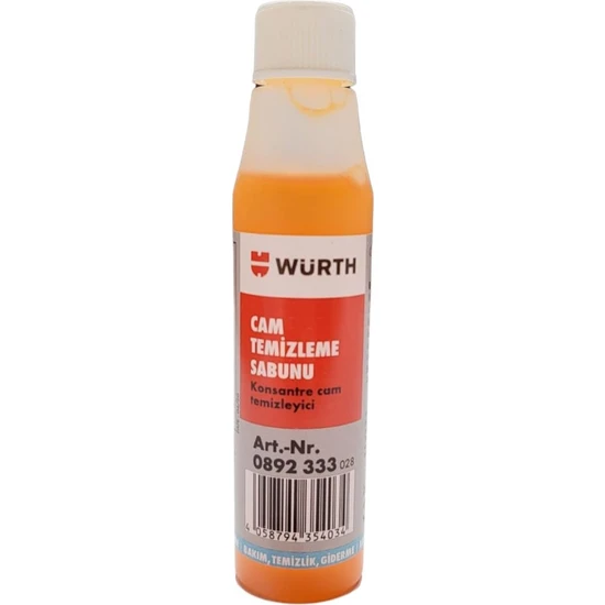 Würth Konsantre Cam Temizleme Sabunu 32ML