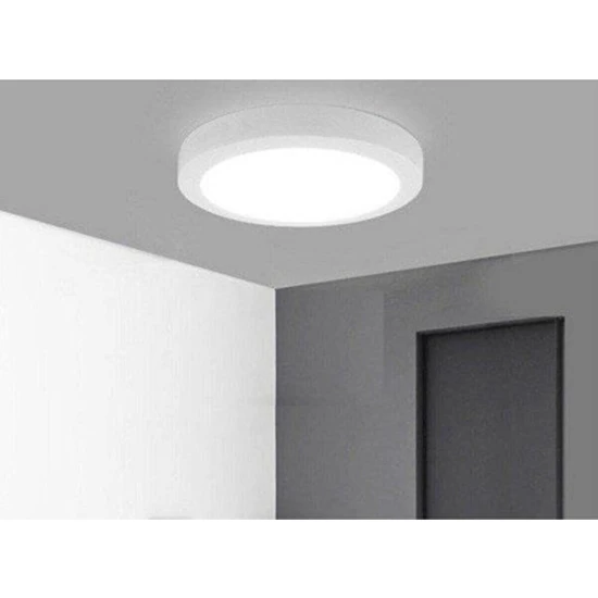 Vies Teknoloji LED Banyo Balkon Tuvalet Lambası Tavana Sıfır LED Armatür Avize 6500K Beyaz Işık