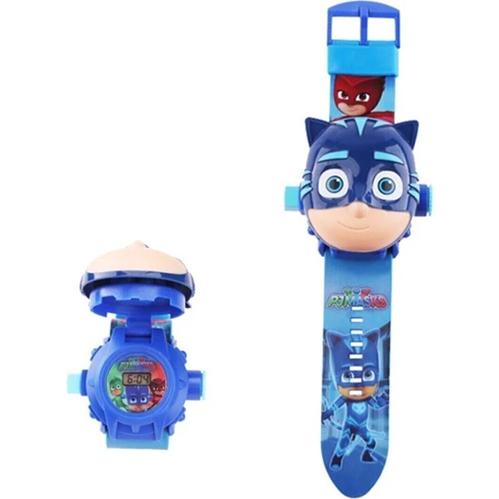 Okyanushop Pj Masks, Kedi Çocuk Projeksiyonlu Saat