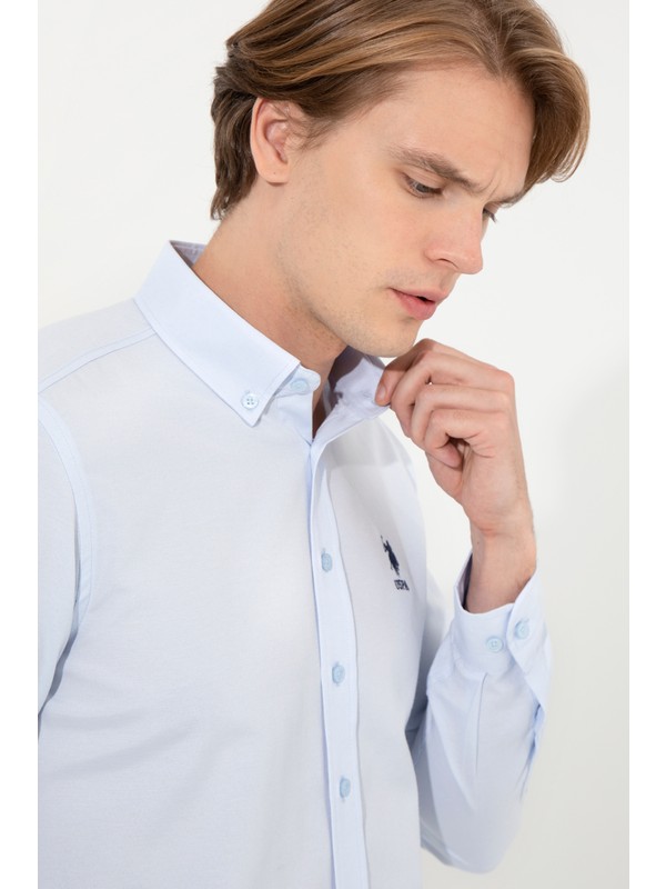 U.S. Polo Assn. Erkek Açık Mavi Gömlek 50262534-VR003