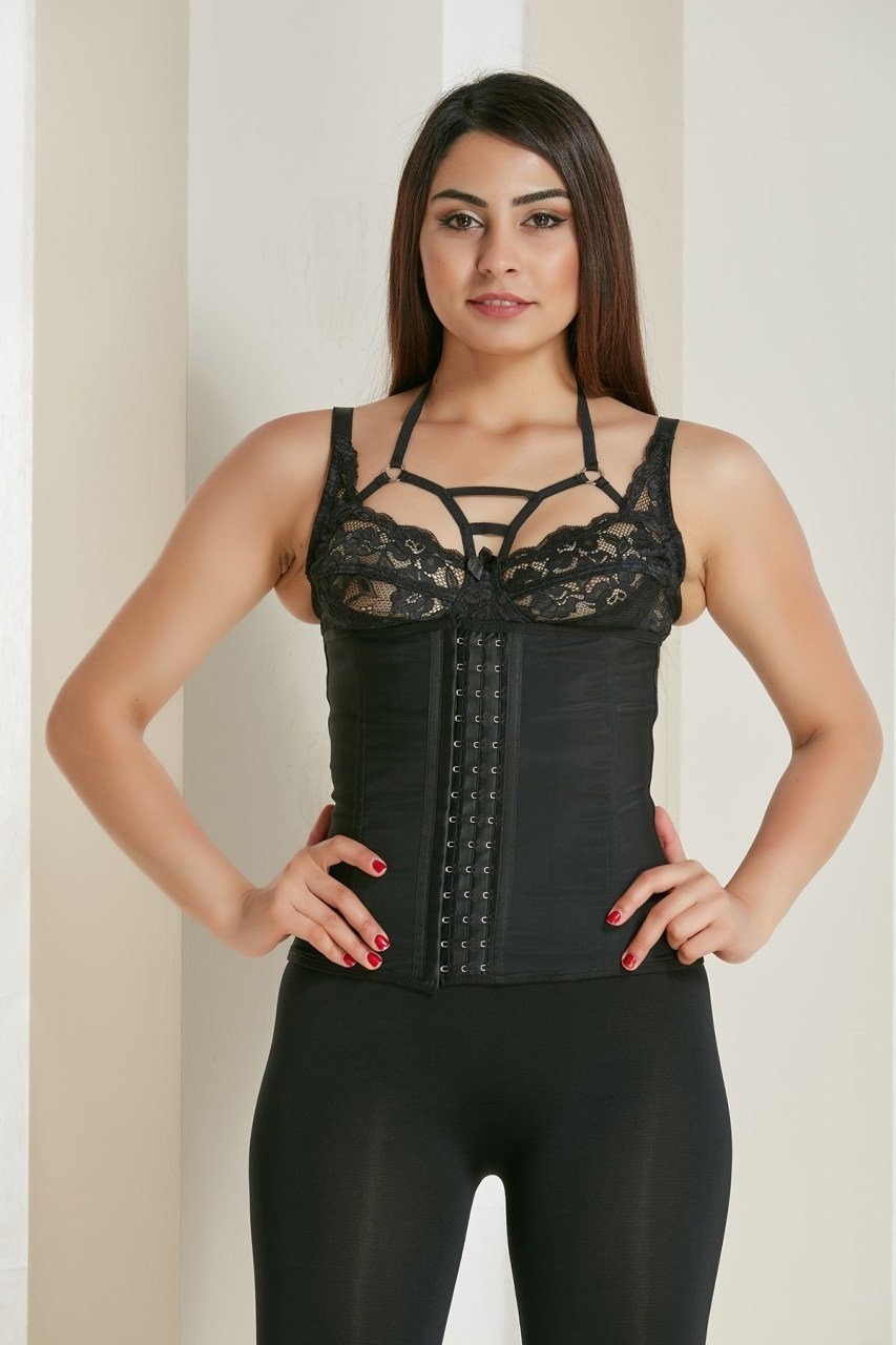 İnce Yaşam Askısız Latex Bel ve Göbek Korsesi