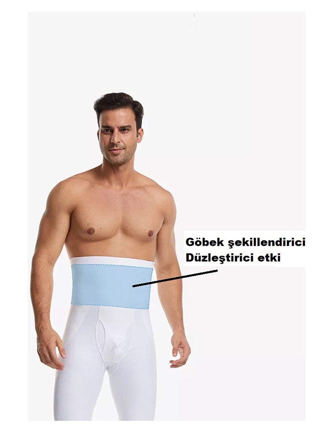 Mistirik Sıkılaştırıcı Boxer Korse Siyah Renk Poliamid Elestan Karışımı ile Günlük Kullanıma Uygun görsel 2
