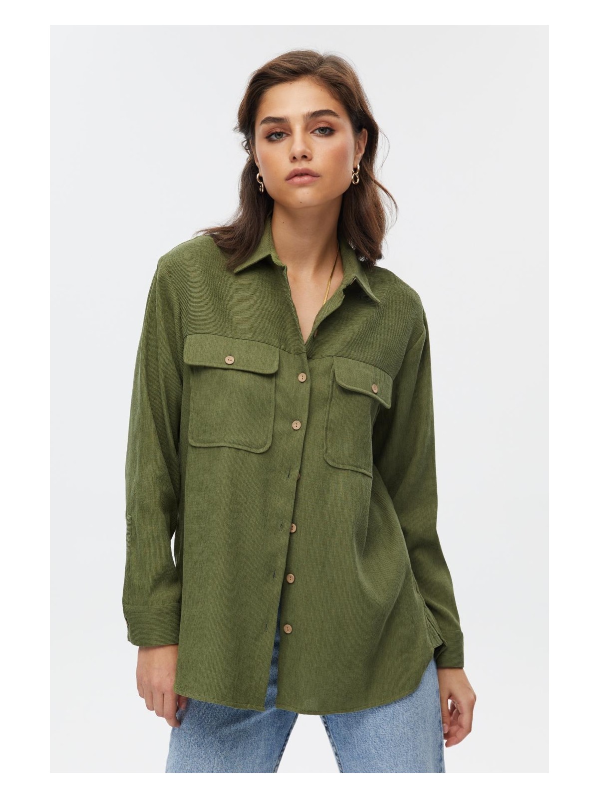 Stella Pulvis Düğme Detaylı Kadın Gömlek