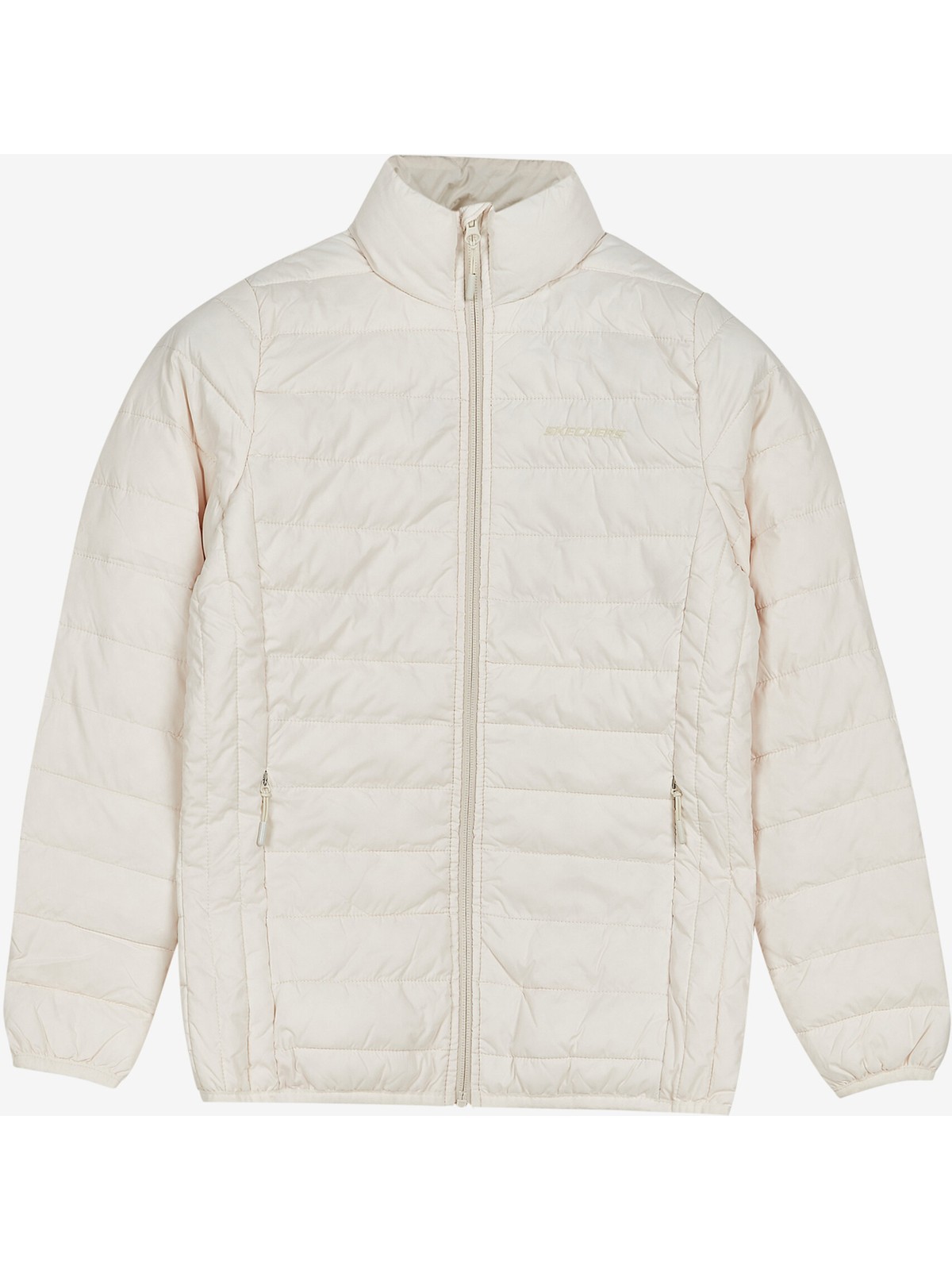 Skechers W Turtle Neck Essential Jacket Beyaz Kadın Mont S212273-102