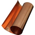 Hırdavat Bakır Levha 0.10 mm x 300 mm x 1000 mm