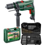 Bosch Easyimpact 600 13MM 600 Watt Darbeli Matkap + 103 Parça Matkap Ucu Vidalama Ucu Lokma Ucu Seti + Sırt Çantası