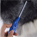 Sarfex Metal Kedi Köpek Tüy Açma Tarağı Ergonomik Kullanımlı Bakım Tarağı 1 Adet