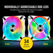 Corsaır 14CM Icue QL140 CO-9050106-WW Rgb Kasa Fanı 2-Li Set