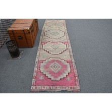Kayra Export Eskitme Halı Türk Halısı Halı 81X287 Cm Pempe Halı Kabilesı Koridor Halı Bohemsı Koridor Halı