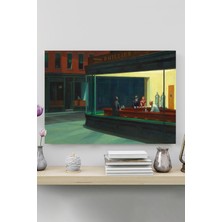 Postermanya Nighthawks - Gece Kuşları - Edward Hopper Sanatsal Poster