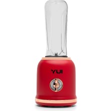 Yui M-18 3'ü 1 Arada Retro Smoothie Blender Seti (Yui Türkiye Garantili)