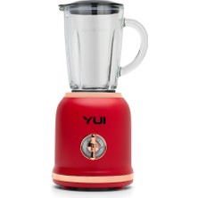 Yui M-18 3'ü 1 Arada Retro Smoothie Blender Seti (Yui Türkiye Garantili)