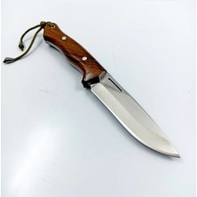 Göcen El Yapımı Kamp Bıçağı Deri Kılıflı , Av Bıçağı , Kamp ve Dış Mekan Bıçağı
