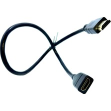 Aogo 50CM HDMI Uzatma Kablosu Dişi Erkek HDMI 0.5m High Speed Extension Cable Yarım Metre