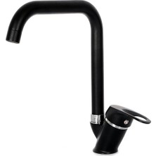 Venita Olena Siyah Mutfak Eviye Batarya