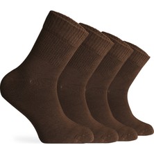 Nova Socks Kadın 4'lü Bambu Lastiksiz Sıkmayan Extra Rahat Şeker Çorabı / Çorap