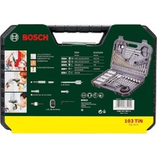 Bosch Easyimpact 600 13MM 600 Watt Darbeli Matkap + 103 Parça Matkap Ucu Vidalama Ucu Lokma Ucu Seti