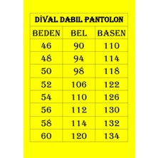 Dival Tesettür Kadın Taş Beli Lastikli Büyük Beden Dabıl Kumaş Pantolon