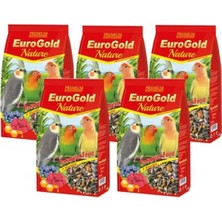 Eurogold Paraket Cennet Sultan Papağanı Yemi 750 gr x 5 Adet