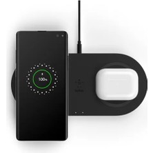 Belkin 10W Ikili Hızlı Kablosuz Şarj Cihazısiyah