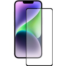 Caseart Apple iPhone 14 Tam Kaplayan Temperli Ekran Koruyucu Cam