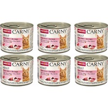 Animonda Carny Hindi Etli Karidesli Kedi Konservesi 6x200gr (6'Lı)