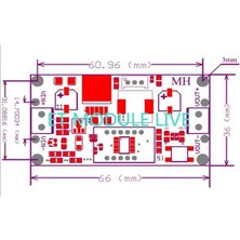 Micron LM2596-ADJ LED Göstergeli Dc-Dc Voltaj Düşürücü Step Down Modül