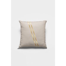 Vizon Dekoratif Çift Taraflı Kırlent Yastık Kılıfı Gizli Fermuar Premium Kumaş  43 x 43 cm KRL1003