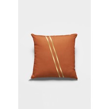 RugViva Vizon Dekoratif Çift Taraflı Kırlent Yastık Kılıfı Gizli Fermuar Premium Kumaş  43 x 43 cm KRL1003