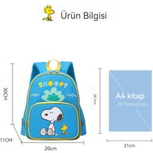 Keelias Snoopy Anaokulu Okul Çantası (Yurt Dışından)