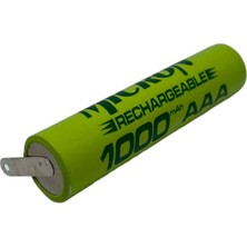 Micron 1.2 V Tıraş Makinesi Pili Bataryası 1000 Mah Aaa Ince Pilden Puntalı