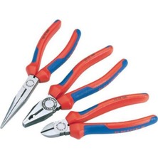 Sgs Knipex 002011 Kombine Pense Yan Keski Kargaburun Pense 3 Lü Set