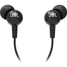 Jbl C100SI Kulakiçi Kablolu Kulaklık, Siyah, 3 Çift Kulak Pedi (Büyük - Orta - Küçük), Tek Tuş Kontrol