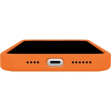 Buff iPhone 14 Pro Max Rubber Fit Kılıf Light Orange