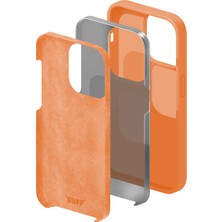 Buff iPhone 14 Pro Max Rubber Fit Kılıf Light Orange