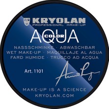 Kryolan Aquacolor® Su Bazlı Eyeliner 8 Ml Küçük Boy Deep Black Renkli Kolay Uygulama