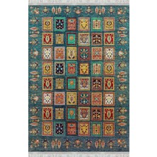 Homier Collection Kısa Saçaklı Westa Serisi Yıkanabilir Kaymaz Taban Antibakteriyel Kilim OT-4013A