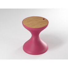 Echo Furniture Merta  Gül Kurusu Buz Kabı ve Kapaklı Sehpa