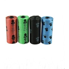 Sinerji Shop Pet Shop Pati Desenli 4 Rulo Kedi Köpek Kaka Dışkı Toplama Poşet