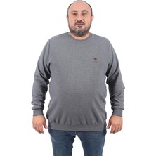 Starbattal Büyük Beden Sweatshirt Gipeli Casual 22712-ANTRASIT