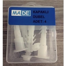 Made Kapaklı Dubel (4 Adet )