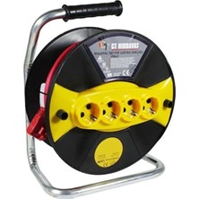 CT Hırdavat Seyyar Makaralı Uzatma Kablosu 3x2,5mm 30 mt