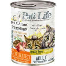 Pati Life 24'lü 415 gr Gurme Kedi Konserve