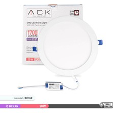 Ack Ap01-02030  20 W Sıva Altı Led Spot Beyaz Işık