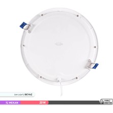 Ack Ap01-02030  20 W Sıva Altı Led Spot Beyaz Işık
