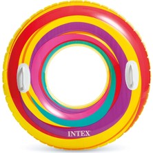 Intex Çizgi Desenli 91 cm Tutunmalı Deniz Simit 59256