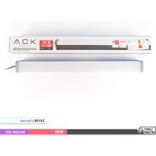 ACK 18W LED Bant Etanj Armatür 6500K Beyaz Işık 61cm