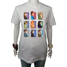 Mr.Thinker Kadın TShirt Beyaz 'aktivist Kadınlar4' Baskılı L