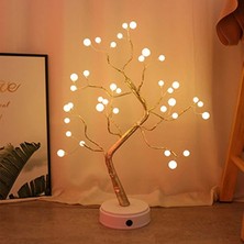 Daily Link Dekoratif 36 LED 3D Masa Üstü Ağaç Lamba Noel Işığı