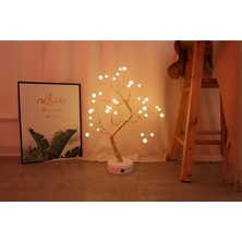 Daily Link Dekoratif 36 LED 3D Masa Üstü Ağaç Lamba Noel Işığı